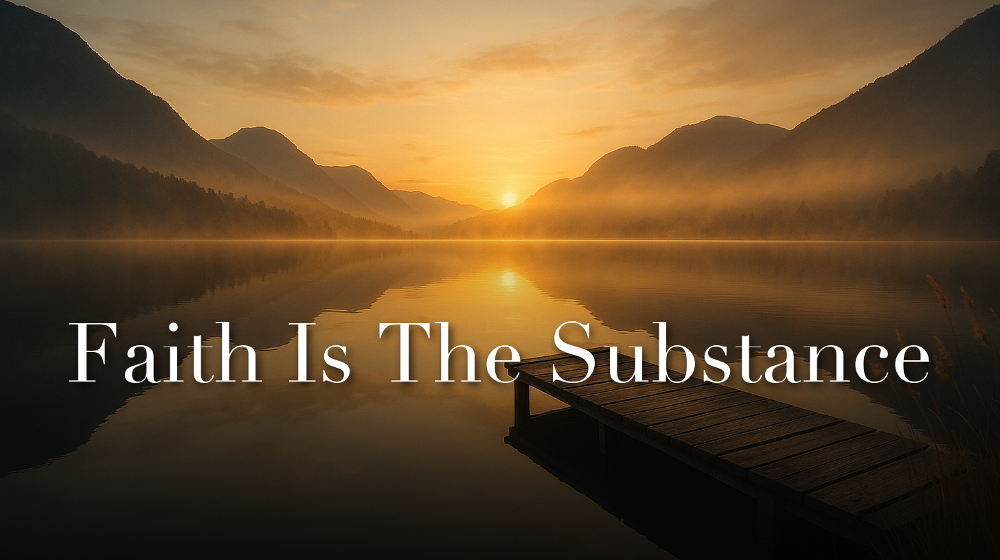 Faith Is The Substance
