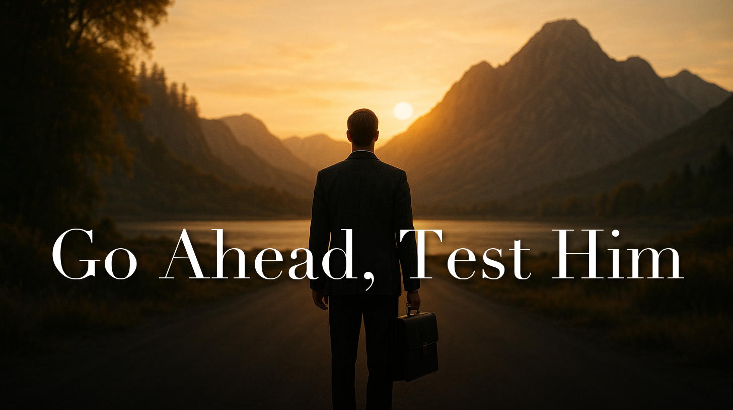 Go Ahead, Test Him