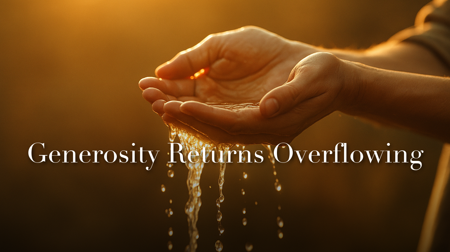 Generosity Returns Overflowing
