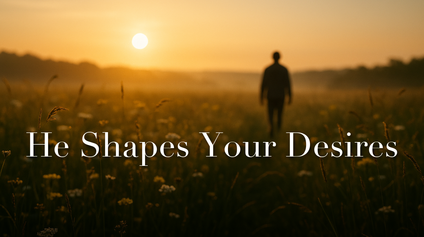 He Shapes Your Desires